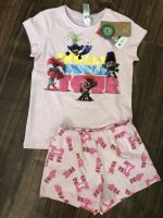 Trolls Shorty Set Shirt Short Gr. 122 Stuttgart - Bad Cannstatt Vorschau