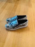Michael kors sneaker schuhe slipper silber schwarz 37 Bayern - Vaterstetten Vorschau