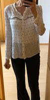 Only Bluse Modal weiß blau S 36 Nordrhein-Westfalen - Wesseling Vorschau