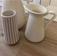 Vase weiß/schwarz 2Stk. Ikea Boltze Östliche Vorstadt - Peterswerder Vorschau