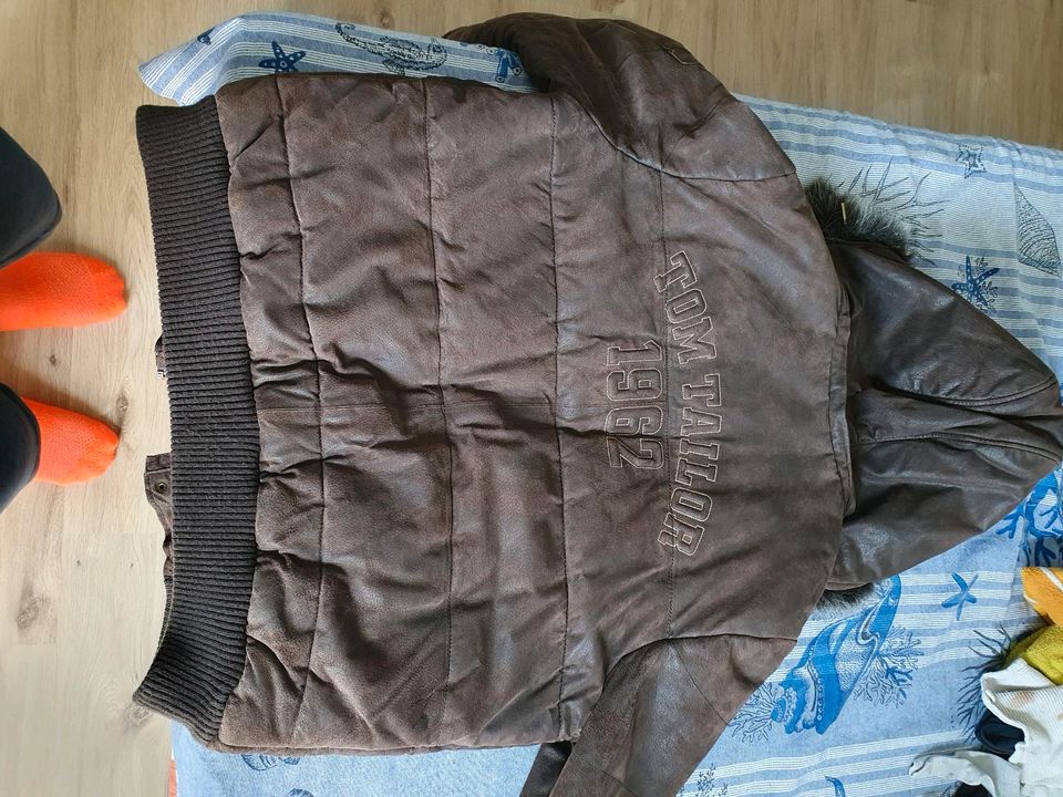 Tom Tailor Lederjacke XL in Buchholz (Westerwald)