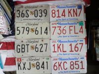 Original Maryland & Massachusetts US Kennzeichen License Plates Hessen - Wabern Vorschau