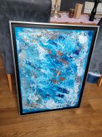 Leinwand Bild blau Abstrakt Acryl Düsseldorf - Benrath Vorschau