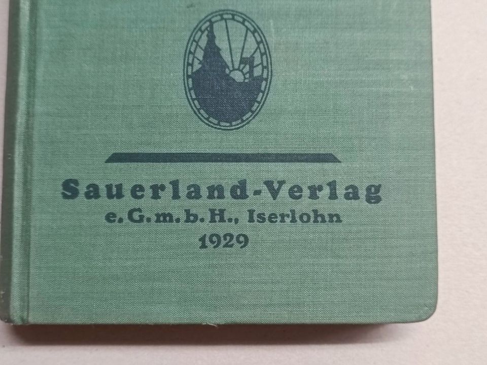 *selten* altes Buch Kneebusch "Sauerland-Führer" Ausgabe 1929 in Bad Wildungen