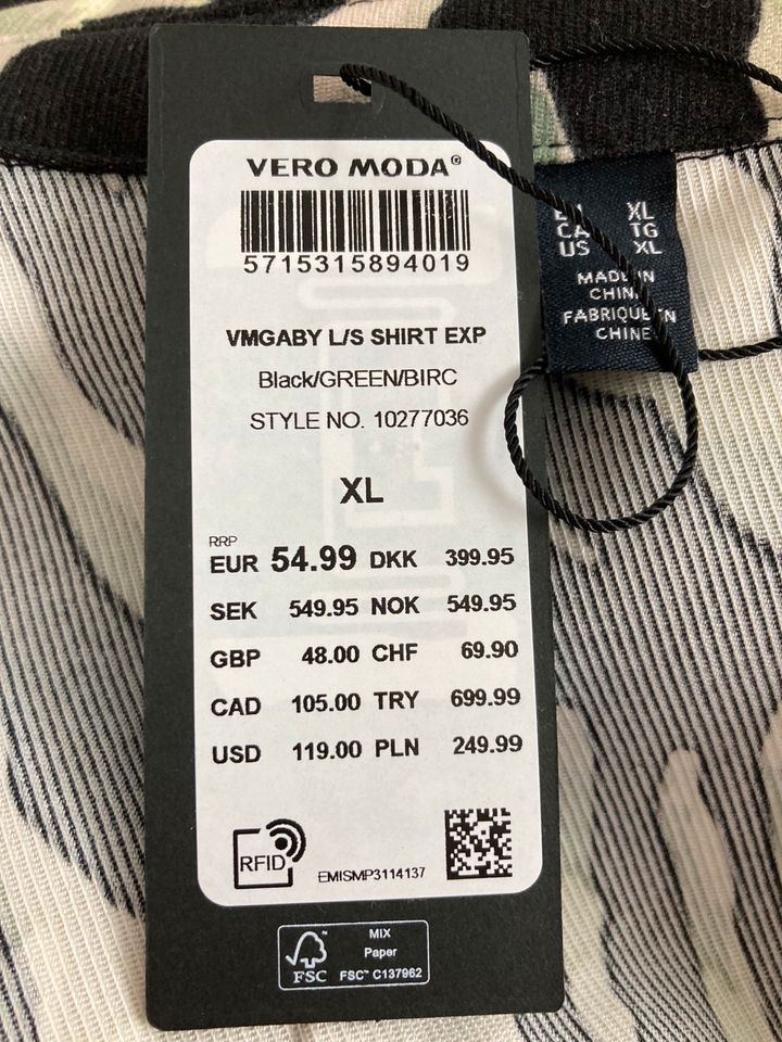 Vero Moda Gr.XL BlusenJacke NEU mit Etikett in Burglengenfeld