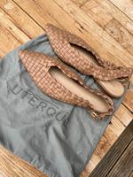 Uterqüe Echtleder Slingback Sandaletten 40 Bayern - Kiefersfelden Vorschau