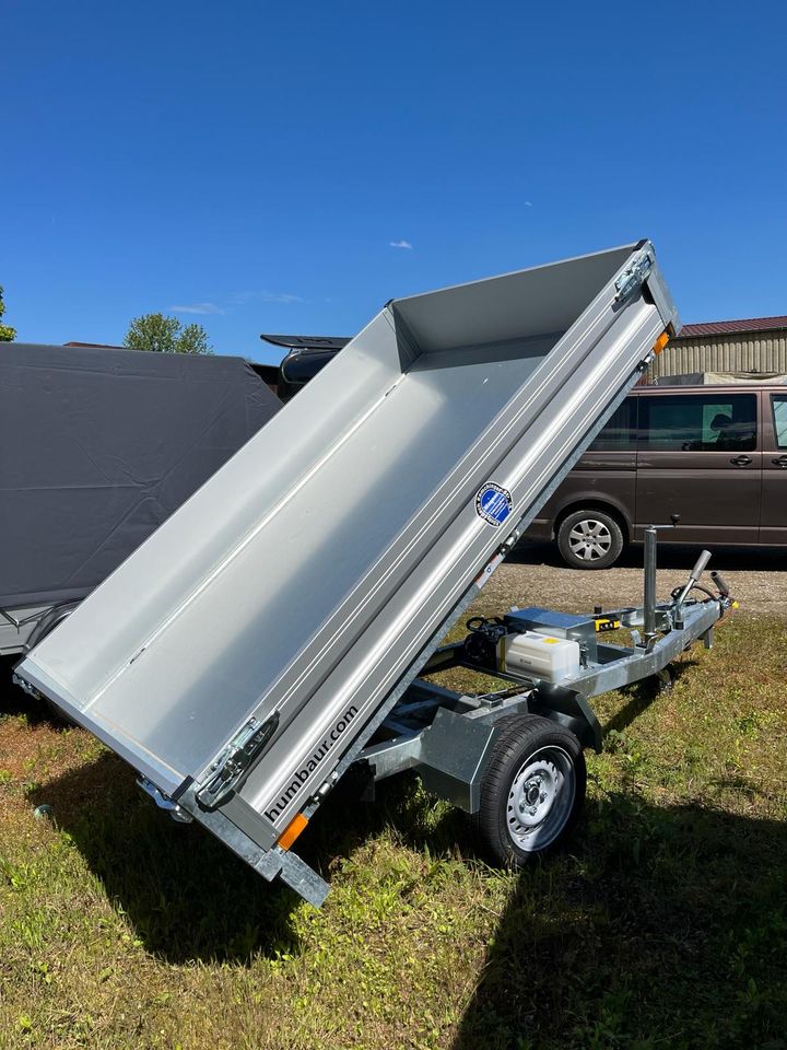 Humbaur "HUK 152314 mit E-Pumpe" (Einachs-Kipper) in Königsbach-Stein 