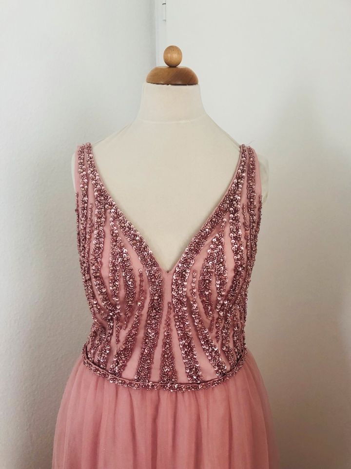 Unique Kleid Abendkleid Gr 38 rosa statt 260 eur in Frankfurt am Main
