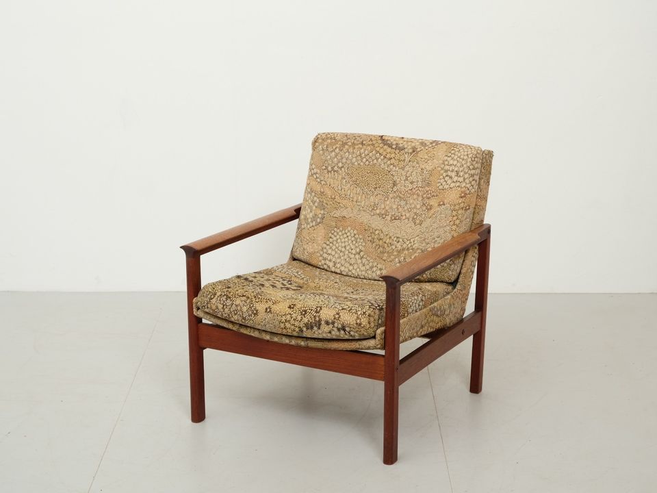 Easy Chair Mid Century Teak Danish Design Vintage Sessel in Hamburg