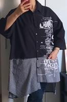 Santa Line asymmetrische Tunika mit Taschen Gr 52, schwarz/weiß Niedersachsen - Aurich Vorschau