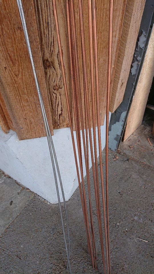 Kupfer Stange Rundstange 6 mm bis 3 m Länge in Pfullingen