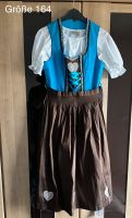 Dirndl 3-teilig Landhaus Gr. 164 Türkis/Braun Bayern - Würzburg Vorschau