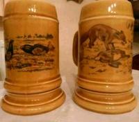 DDR Bierkrüge mit Jagdmotiv Sachsen-Anhalt - Eisleben Vorschau