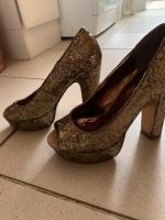 Luxus high heels, Gr.37, gold Braun Farbe, lucky Schuhe Häfen - Bremerhaven Vorschau