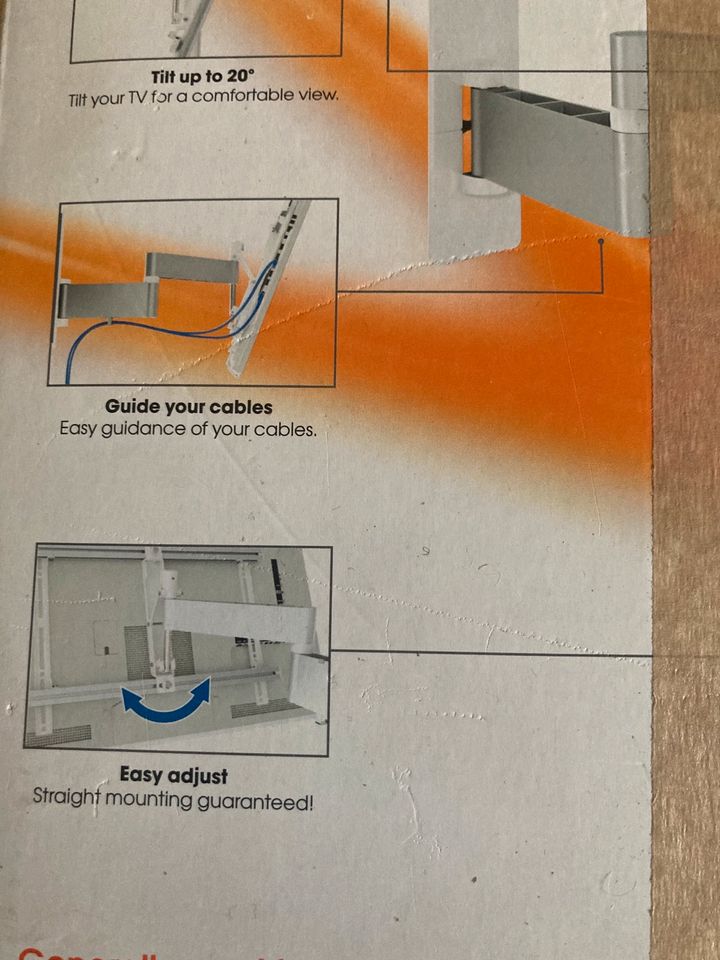Tv WandHalterung Vogel’s #2245, 180 schwenkbar,  ausziehbar in Nürnberg (Mittelfr)