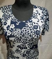Damenshirt blau gemustert Gr.S von Canda Hessen - Freigericht Vorschau