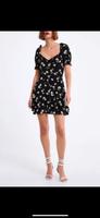 Zara Kleid Sommerkleid Gr. L Blumen schwarz Wandsbek - Hamburg Farmsen-Berne Vorschau