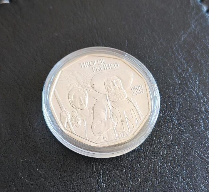 5 Euro Münze aus Österreich 2009, Tiroler Freiheit in Berlin