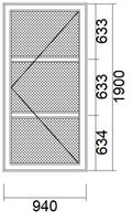 Haustür Eingangstür weiß 94 x 190 DIN rechts nach innen öffnend umlaufend stahlverstärkt 24 mm Füllung VJ701 Brandenburg - Perleberg Vorschau