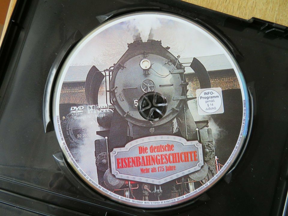 „Die Deutsche Eisenbahngeschichte“ – DVD in Marktredwitz