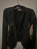 Lederjacke mit beigen Details Bayern - Augsburg Vorschau