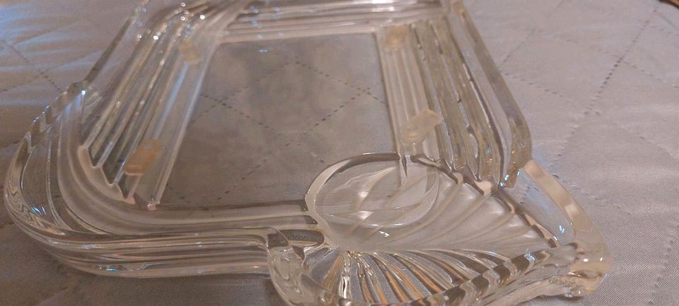Bilderrahmen aus Glas Milchglas & 2 kleine Glasschalen in Dortmund