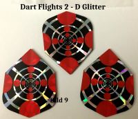 3 Dart Flights 2 - D Glitter, NEU Niedersachsen - Stade Vorschau