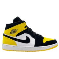 Nike Air Jordan 1 Mid Yellow Toe Black EU 46 Berlin - Köpenick Vorschau