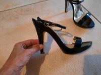 High heels  sandalette 37 echtes Lackleder schwarz Baden-Württemberg - Pfinztal Vorschau