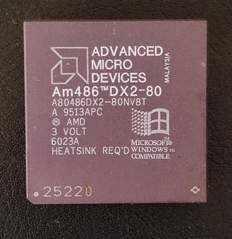 CPU Am 486 DX2 80 Advanced Micro Devices in Radevormwald