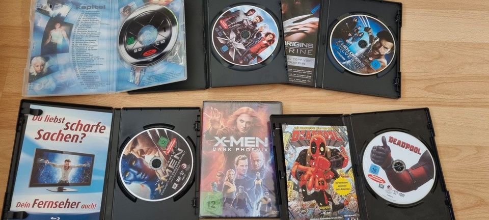 X-Men DVD Reihe inklusive Deadpool 6 DVD`s in Taucha