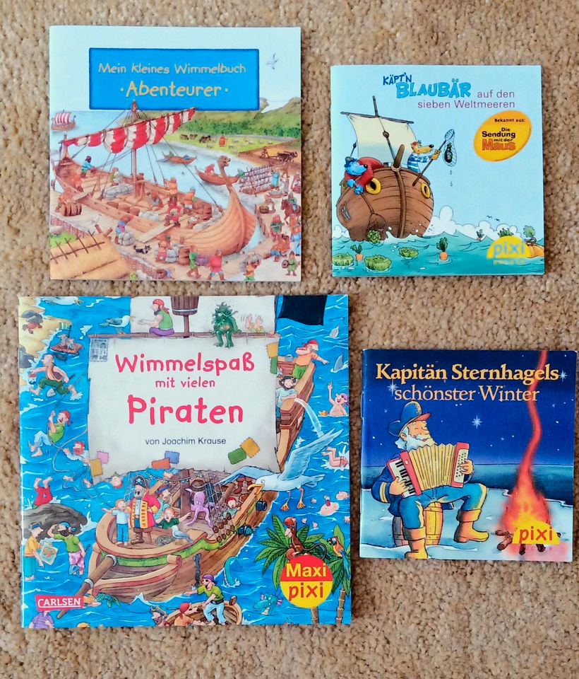 4x Bücher Pixi Abenteuer Seefahrt Piraten in Potsdam