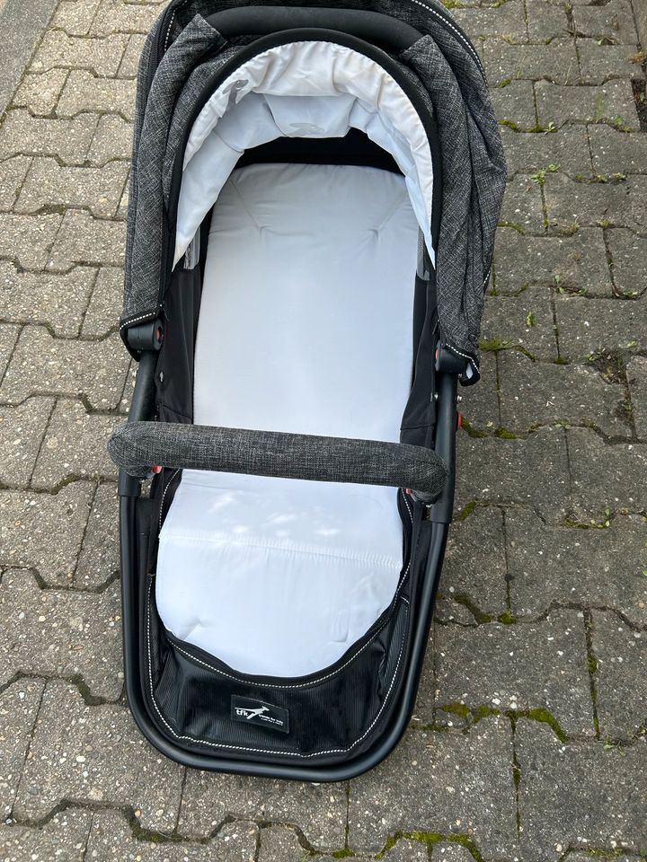 Kinderwagen/Buggy von tfk Joggster Sport mit Multi X Wanne und in Weinbach