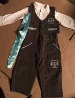 Baby jungen Anzug festlich kord Hemd weste hose Kravatte gr.86 Obervieland - Habenhausen Vorschau