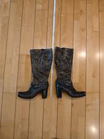 Vic Matie Leder Stiefel braun 41 Düsseldorf - Grafenberg Vorschau