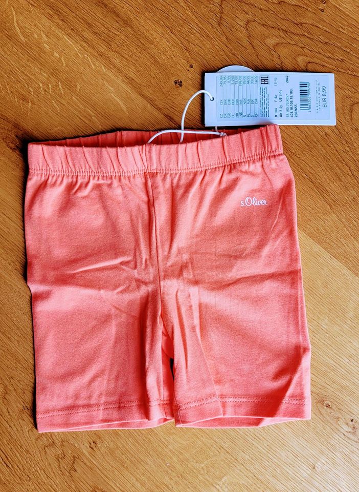 *NEU* Radler / Shorts / kurze Leggins von S.Oliver in Gr. 104 in Würzburg