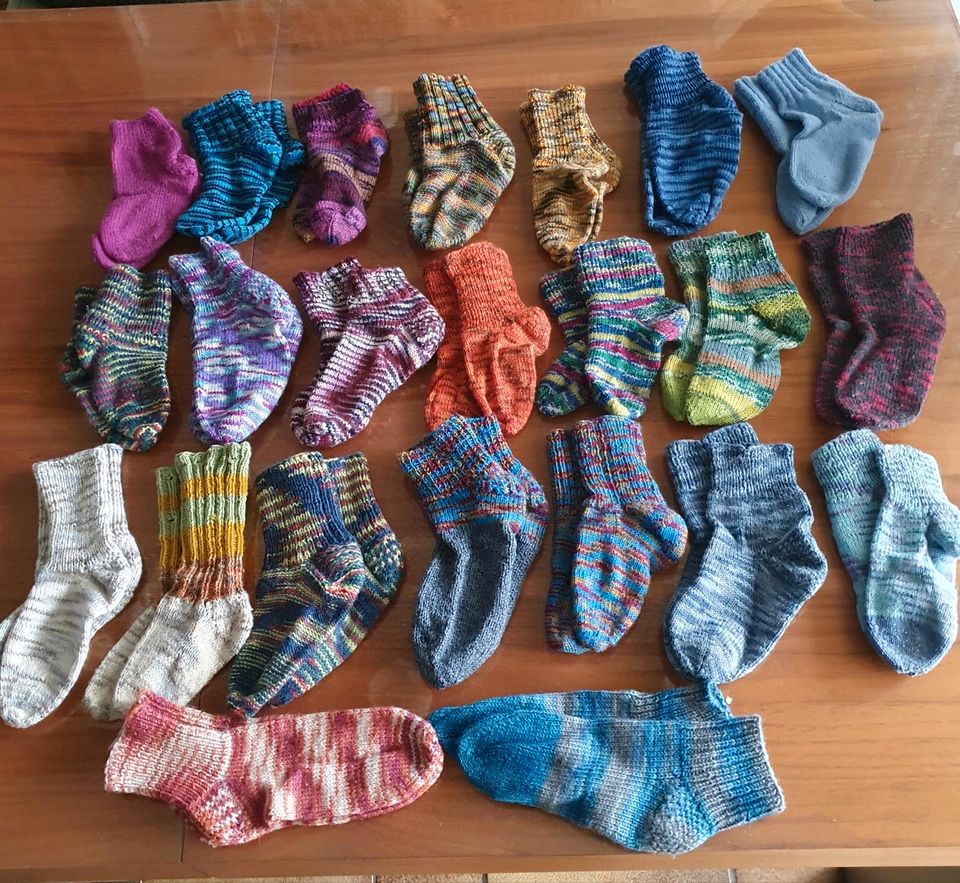 Kinder Socken handgestrickt in Ansbach