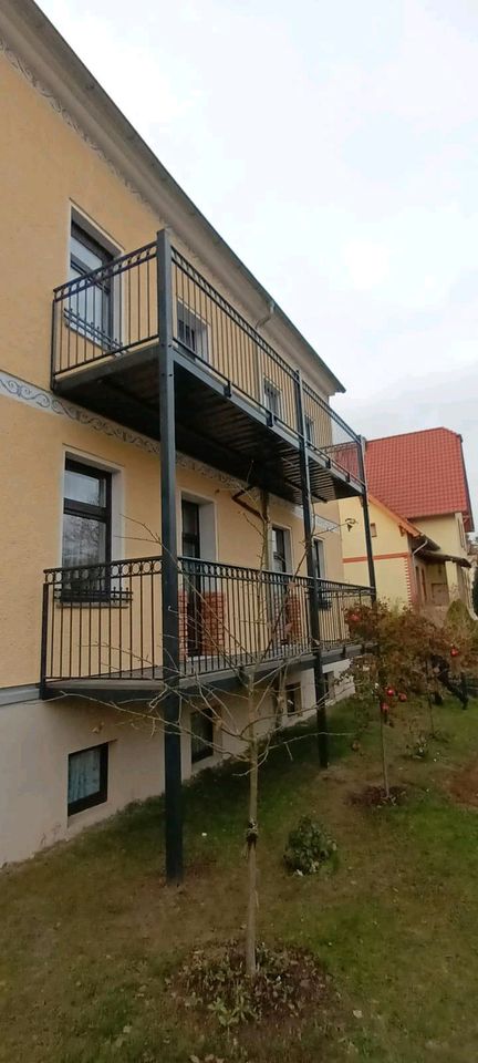 Anbaubalkon Metalltreppe Zäune Geländer Metallbalkon in Frankfurt am Main