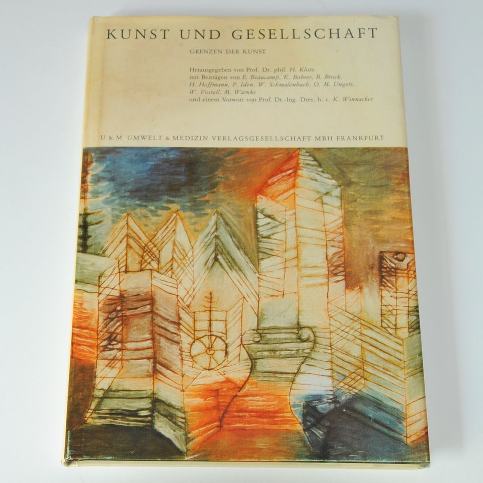 Prof. Dr. phil. Heinrich Klotz - Kunst und Gesellschaft - 1981 in Bielefeld