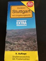 Stadtplan Stuttgart u Umgebung Falk Atlas Karte Plan 1998 faltbar Thüringen - Eisfeld Vorschau