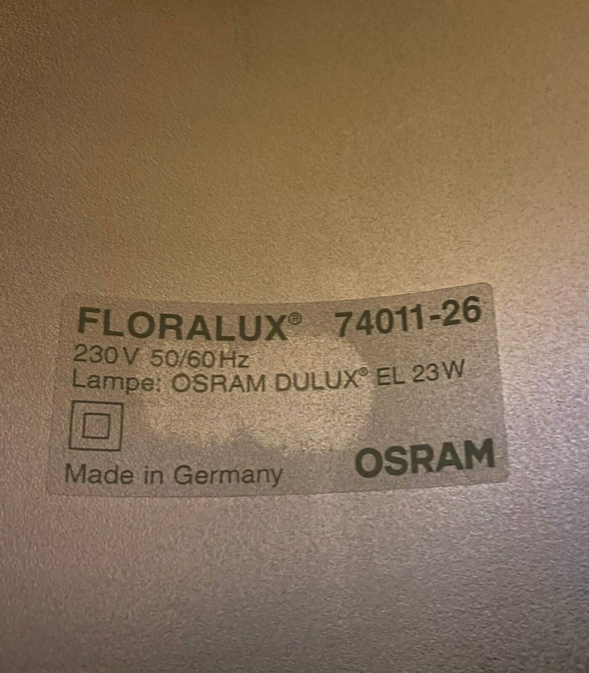 Pflanzenleuchte: FLORALUX 74011-26 (230V 50/60Hz) - PENDELLAMPE in Frankfurt am Main