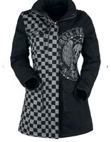 schwarz/graue Jacke mit Nieten und Print" Winterjacke grau/schwar Nordrhein-Westfalen - Lotte Vorschau