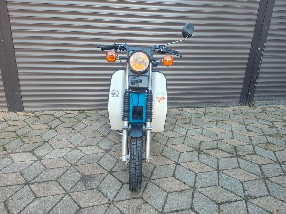 Simson SR50 4-Gang 6V (Weiß-Blau) in Chemnitz