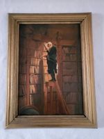 Carl Spitzweg: Der Bücherwurm Gemälde Öl auf Leinwand Brandenburg - Zossen-Waldstadt Vorschau