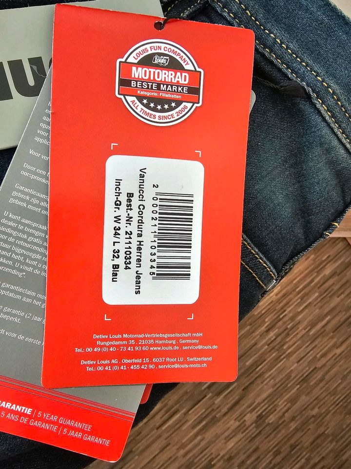 Motorradhose Vanucci Cordura Herren Jeans Neu in München