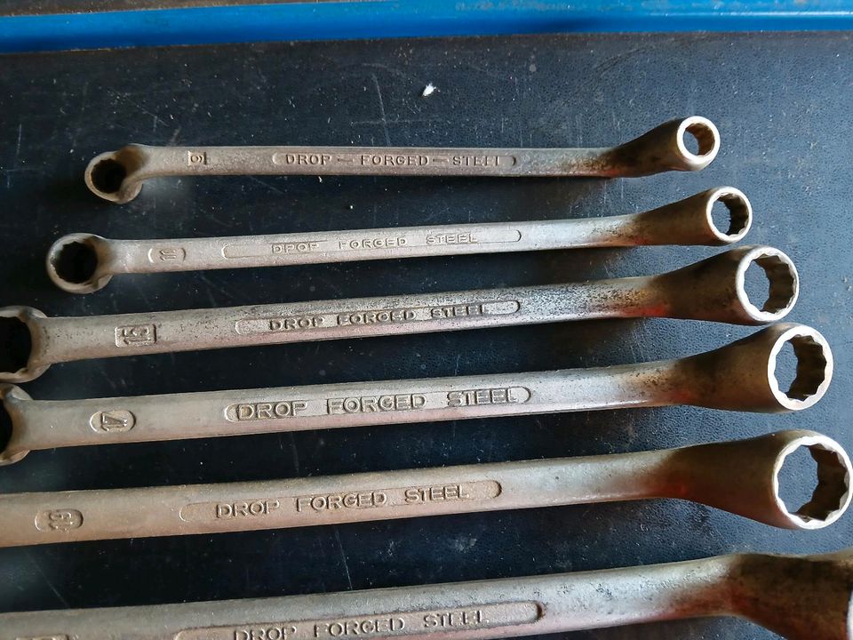 Doppelringschlüssel 9er Konvolut Drop Forged Steel in Bellheim