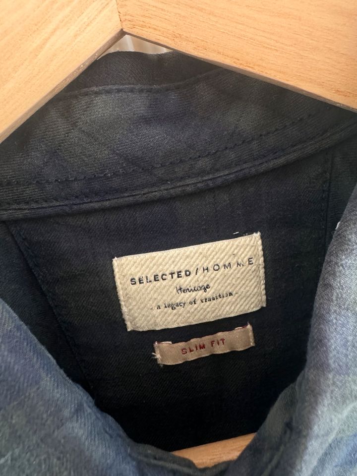 Selected | Hemd | Grün-Blau | Kariert | Slim Fit in Hannover