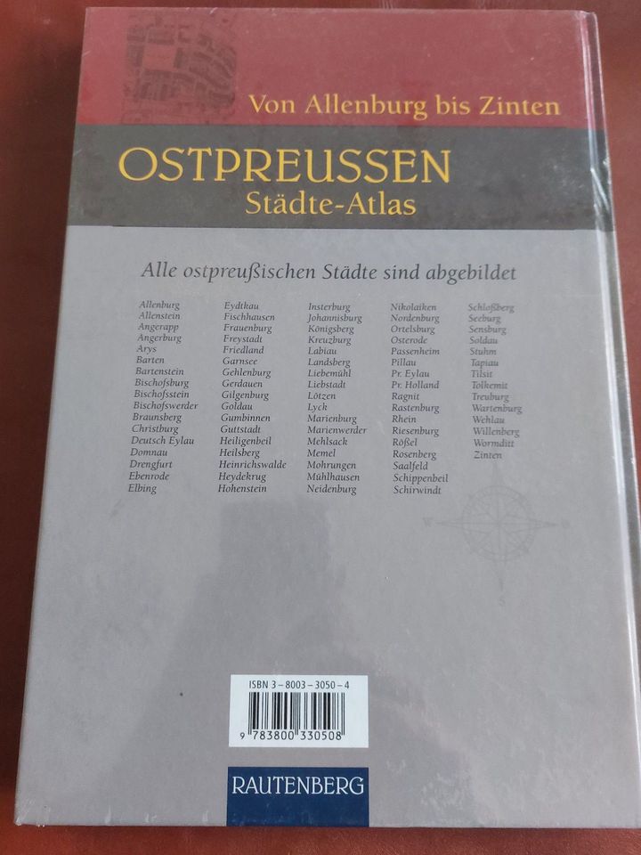 STÄDTE ATLAS, OSTPREUSSEN, SCHLESIEN, Sudetenland-500 Abb in Wuppertal