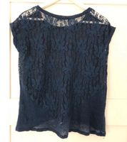 Blaues T-Shirt mit Spitze von Primark Gr. 36 Nordrhein-Westfalen - Detmold Vorschau