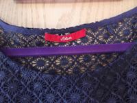 Kleid S.OLIVER Gr. 40 Dunkelblau A-Linie Spitze Hängerchen Bayern - Mertingen Vorschau